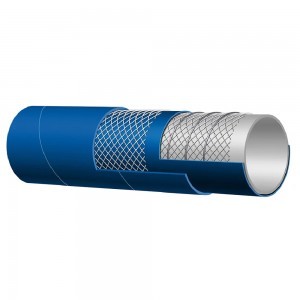76 Alfagomma hose for pumping and transporting food, fats, milk, alcoholic beverages up to 75%.