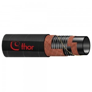 22 Thor hose for pumping and transporting fuel and oil. Suitable for use in tank trucks and oil industry. It can also be used to pump and transport hydraulic fluids containing up to 50% aromatic hydrocarbons.
