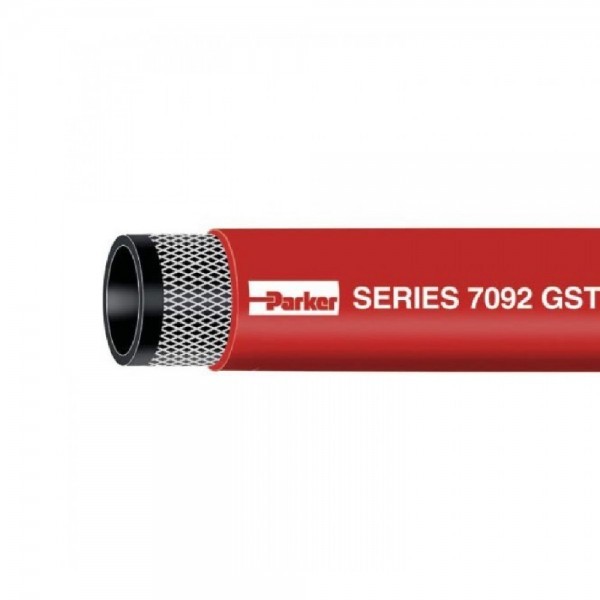 8 Parker pressure hose is designed for transporting air, water, small chemicals, liquid fertilizers and other liquids.